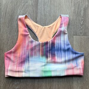 DSG Colorful Striped Sports Bra